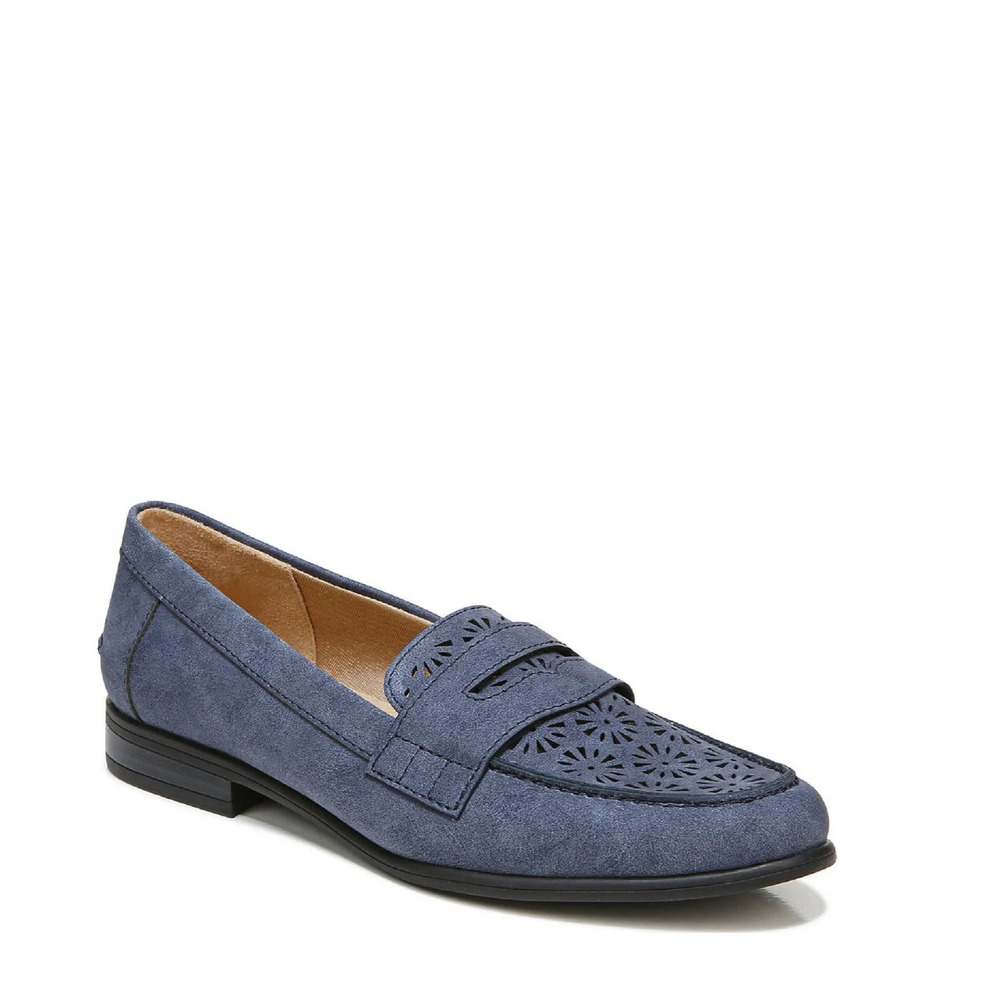 Madison Perf Womens Faux Suede Slip on Loafers, Size 5